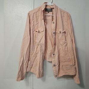 Torrid Plus Size Light Pink Button Down Jacket!